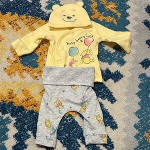 Newborn Winnie the Pooh Baby Outfit